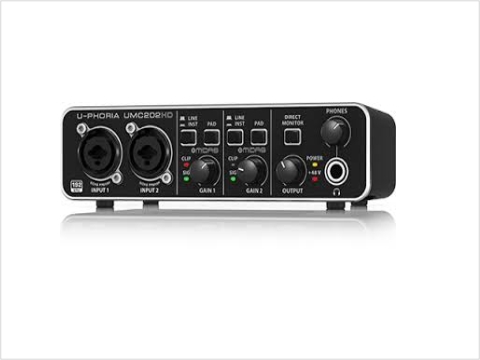 Interface audio Behringer U-Phoria UMC 202 