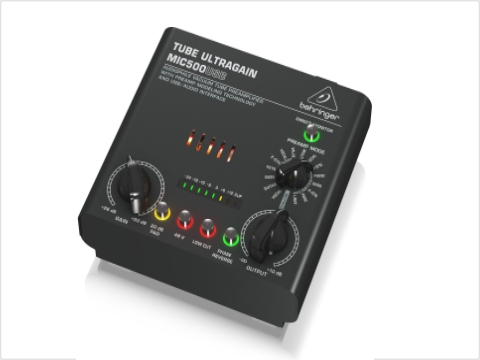 Pre-amp Behringer Tube Ultragain MIC500 USB 
